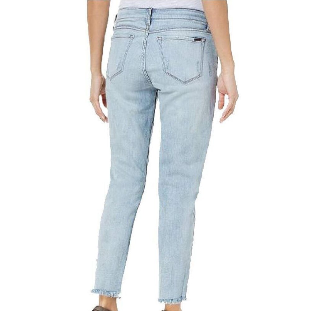 STS BLUE New Jeans Tomboy Star Studded Raw Hem Ankle Blue Pants NWT Women's 32 - Picture 6 of 17